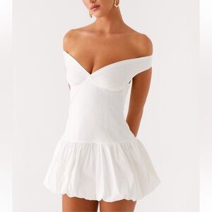 PEPPERMAYO WHITE MINI DRESS